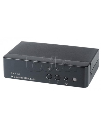 Коммутатор DVI и аудио сигналов SC&T DS02A в Керчи Видеоусилители, Модуляторы, Делители Pintop.ru